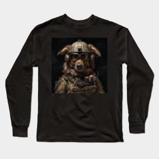 K9 Dog Army Long Sleeve T-Shirt